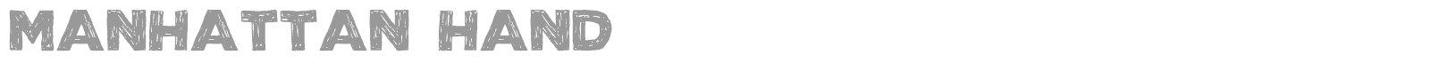 Manhattan Hand font preview